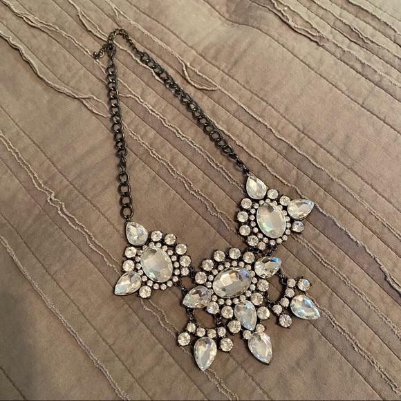 Target Jewelry - Large Vintage Style Diamond Statement Necklace